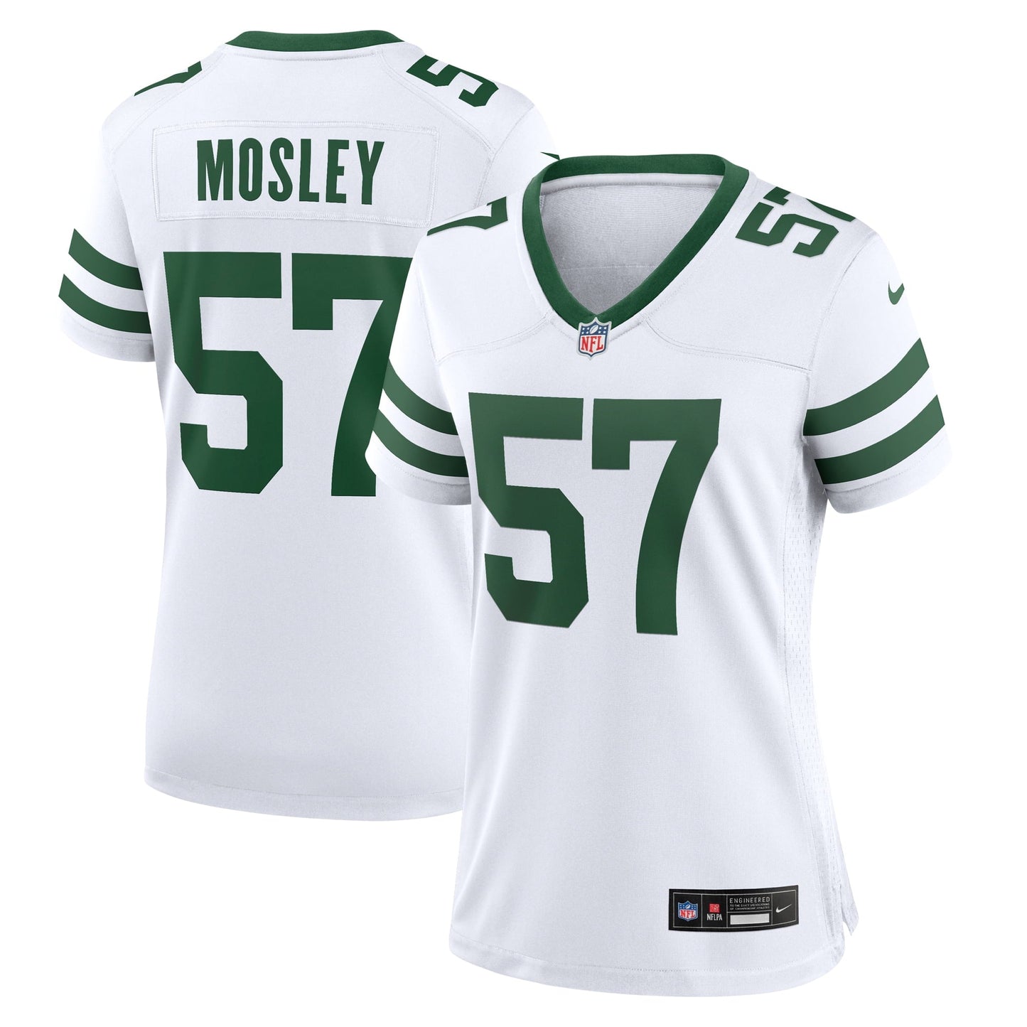 Women's Nike C.J. Mosley White New York Jets Legacy Player Game Jersey