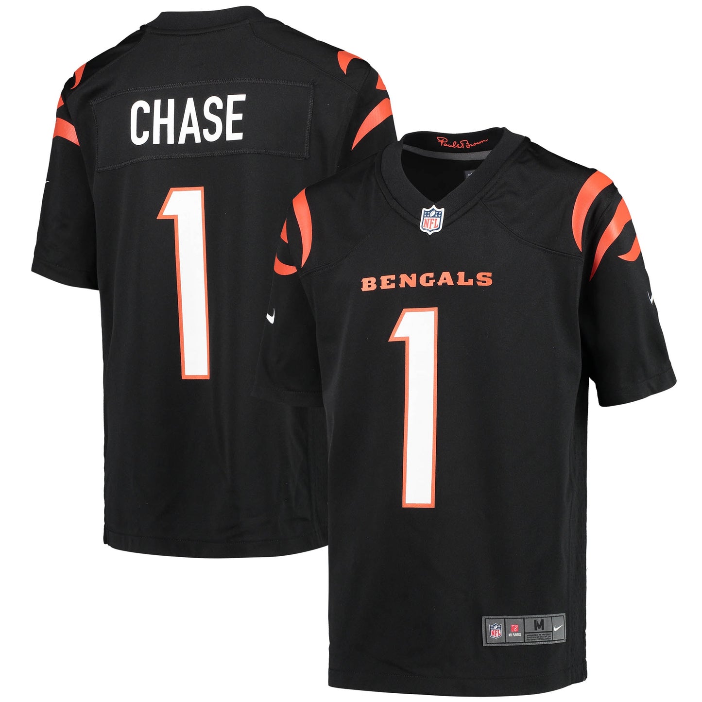 Ja'Marr Chase Cincinnati Bengals Nike Youth Game Jersey - Black