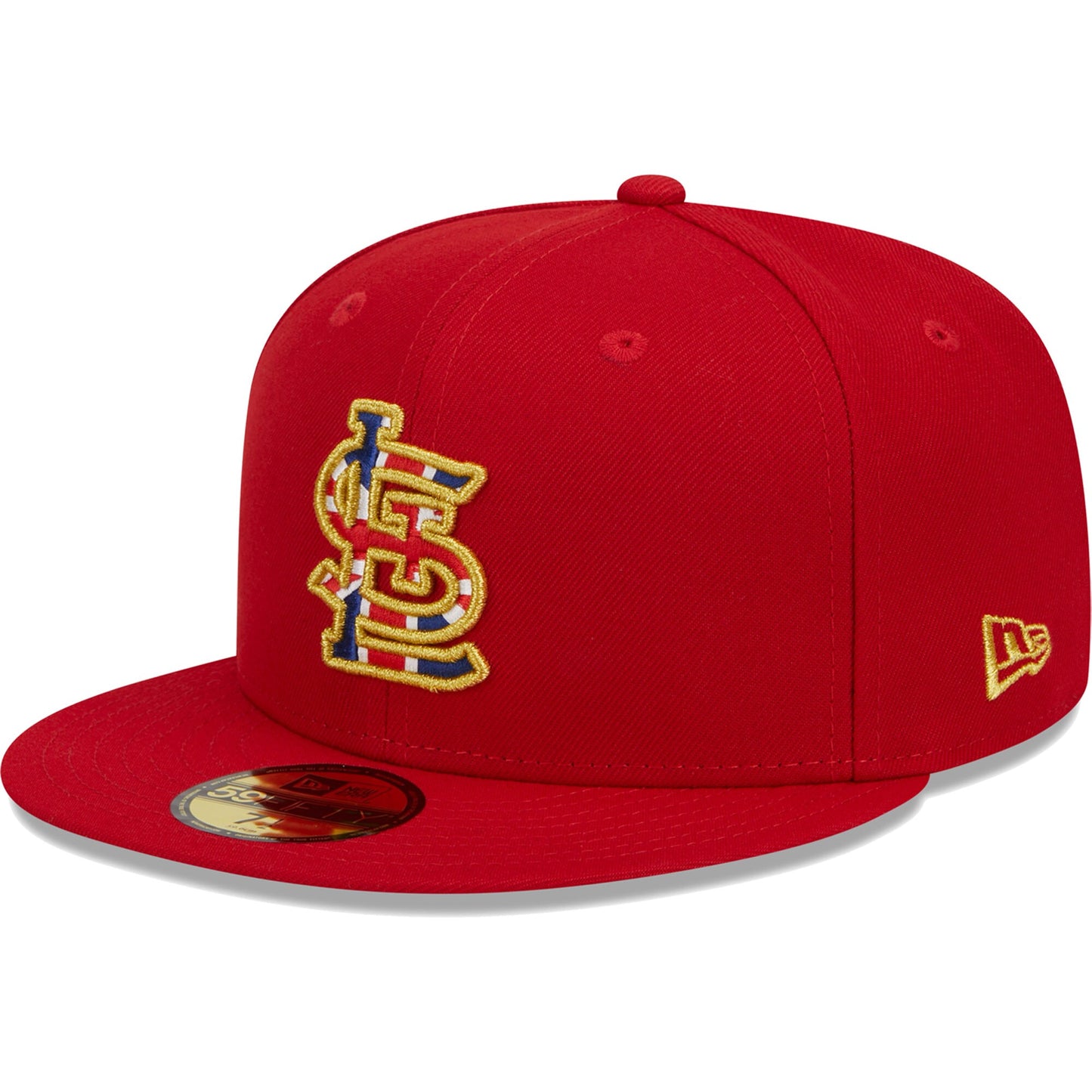 St. Louis Cardinals New Era 2023 MLB World Tour: London Series Flag Fill 59FIFTY Fitted Hat - Red