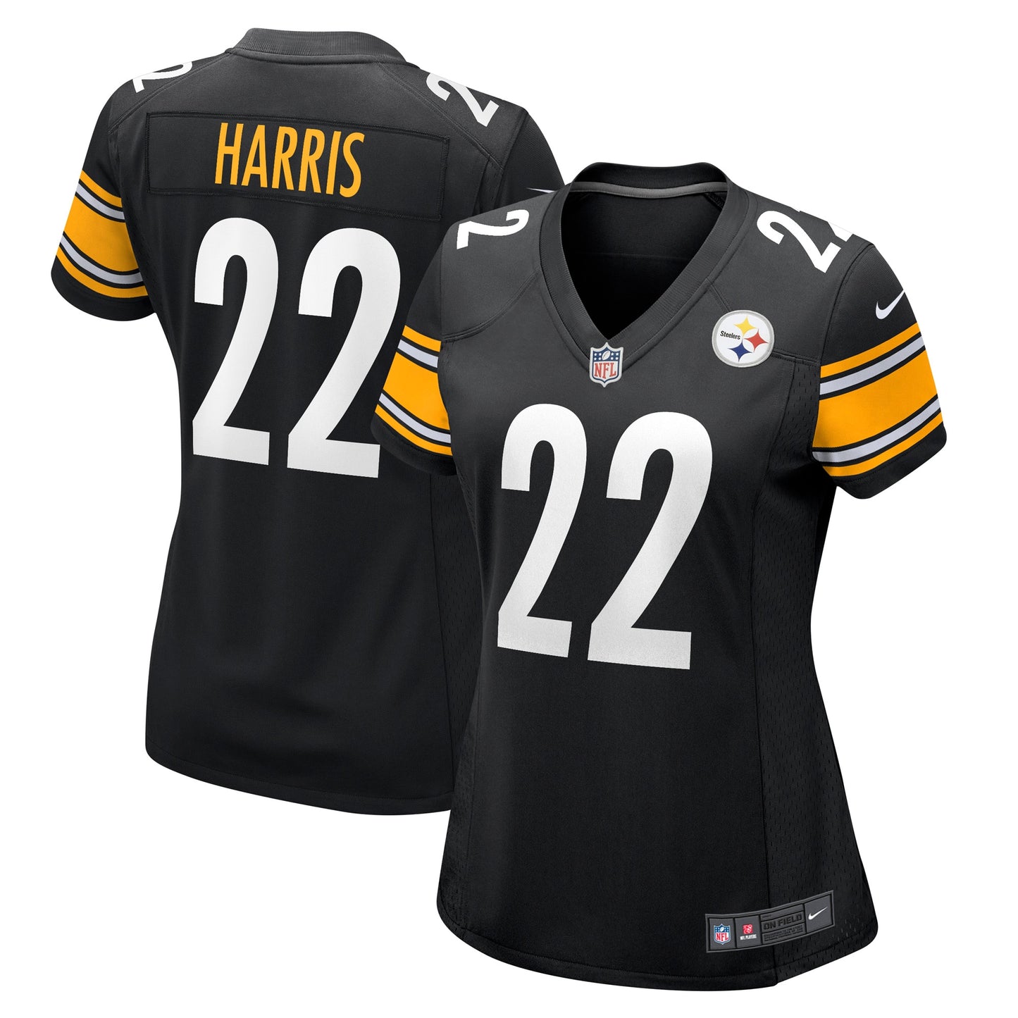 Najee Harris Pittsburgh Steelers Nike Women's Game Jersey - Black