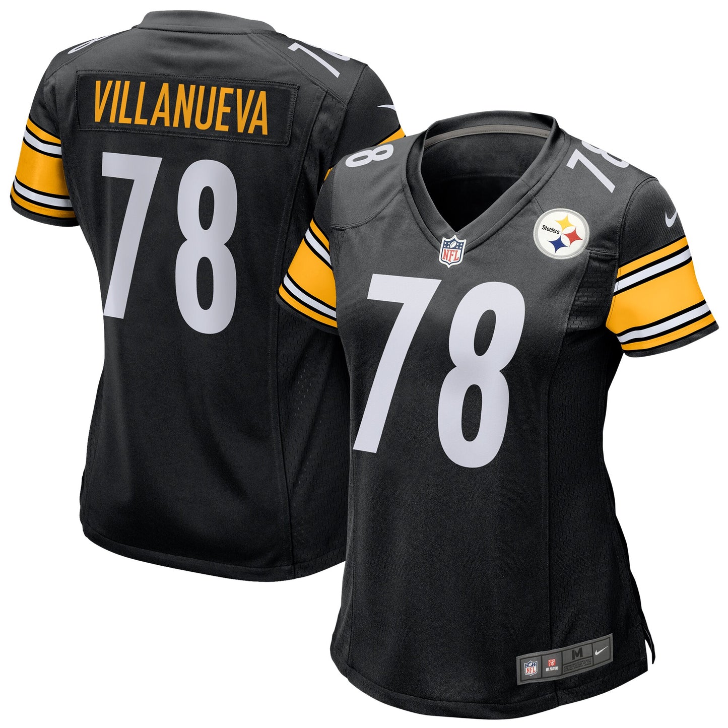 Alejandro Villanueva Pittsburgh Steelers Nike Women's Game Jersey - Black