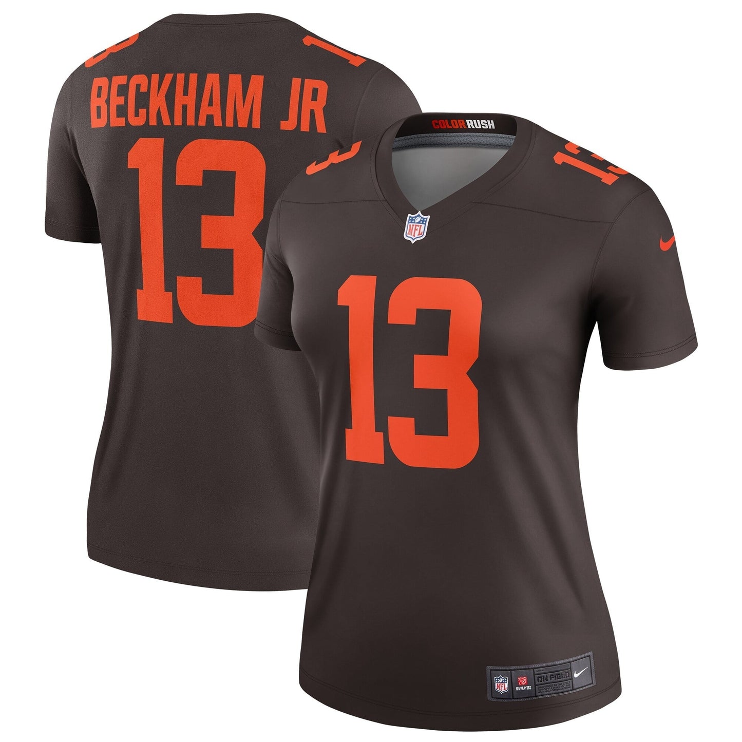 Women's Nike Odell Beckham Jr. Brown Cleveland Browns Alternate Legend Jersey