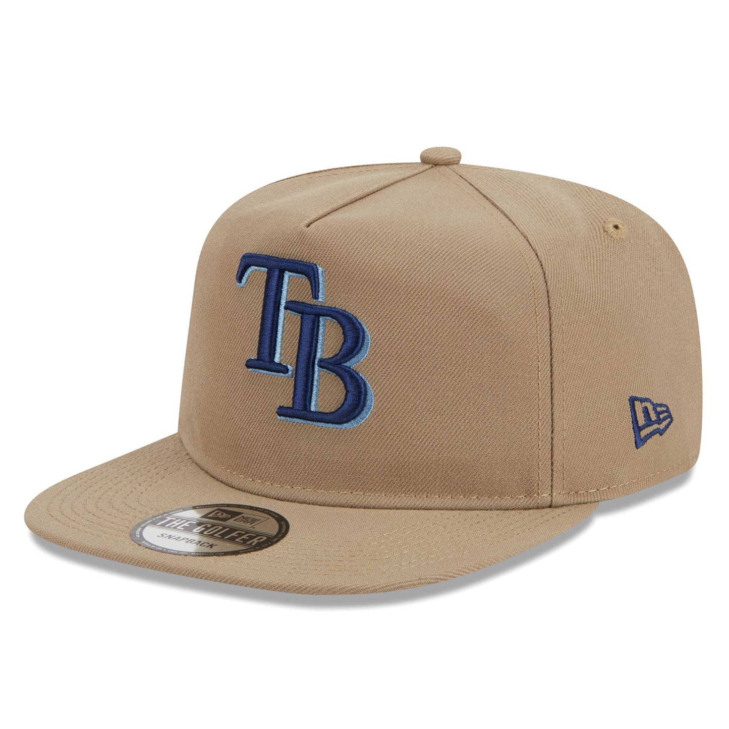 Tampa Bay Rays New Era Golfer Adjustable Hat - Khaki