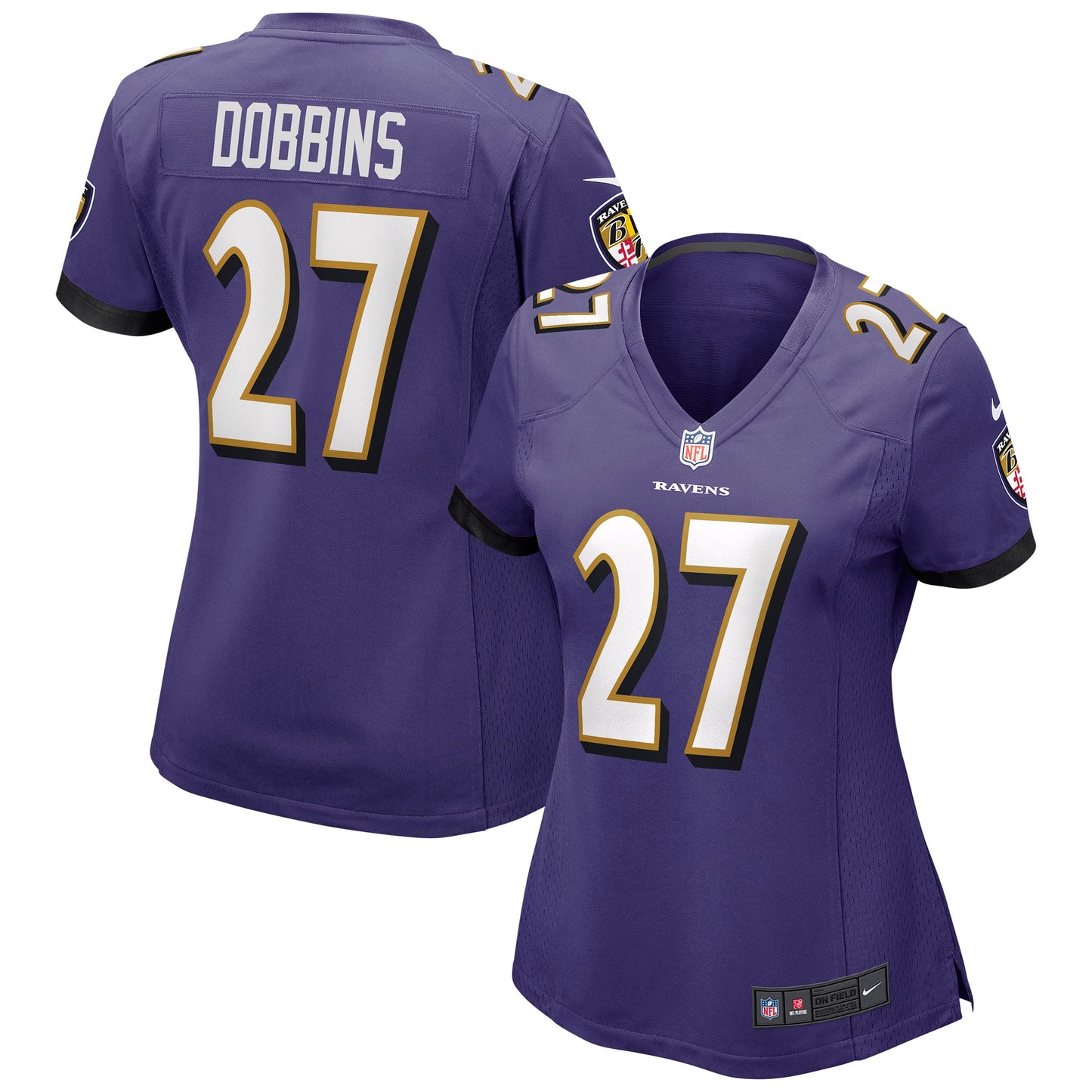 J.K. Dobbins Baltimore Ravens Nike Women's Game Jersey - Purple