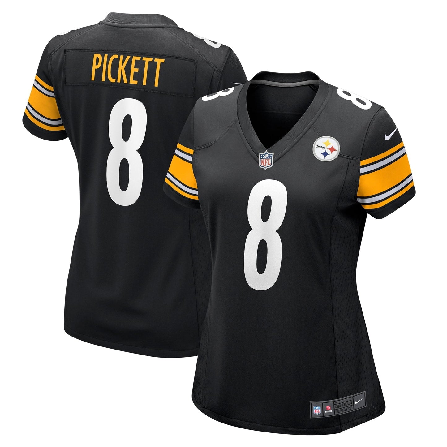 Women's Nike Kenny Pickett Black Pittsburgh Steelers Game Jersey
