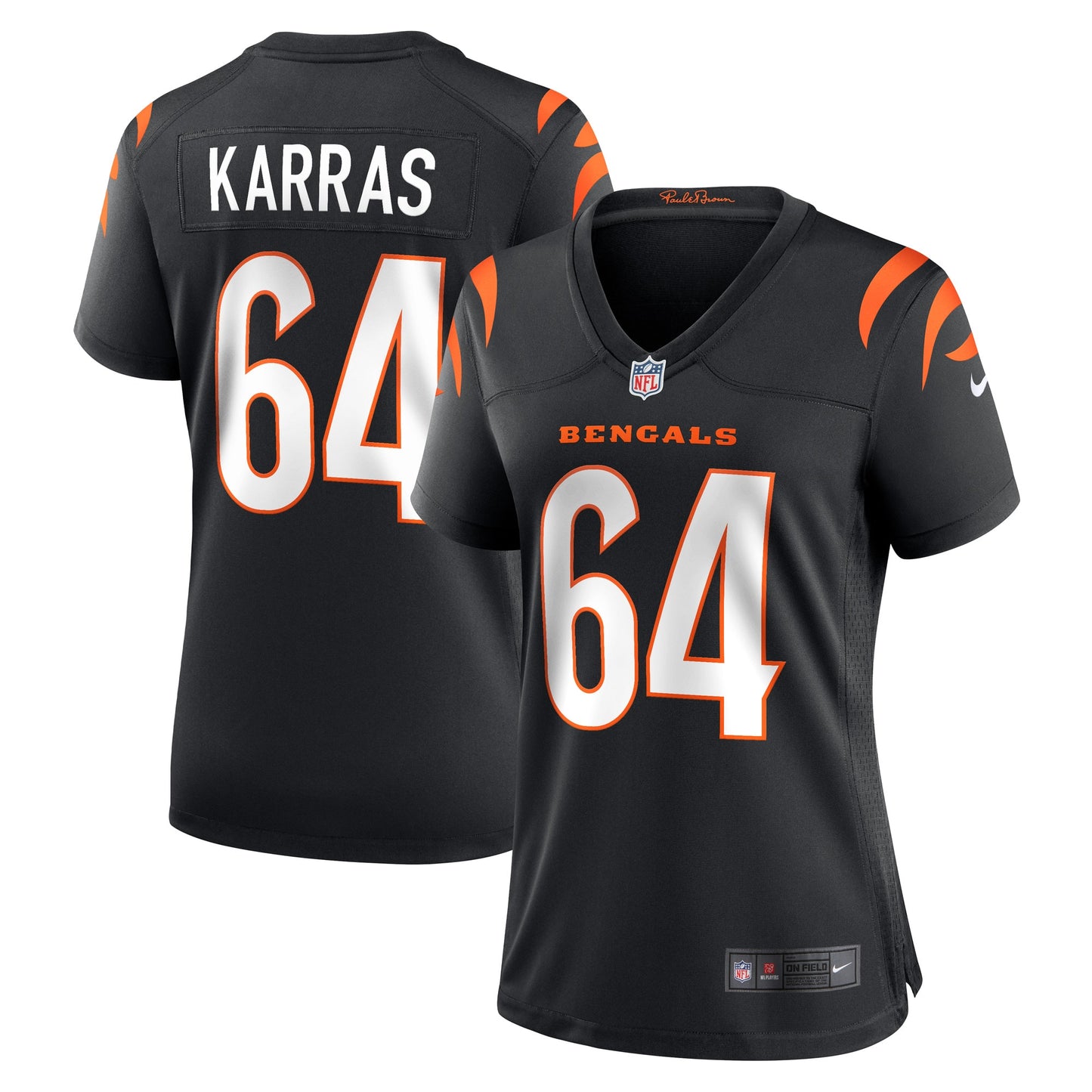 Ted Karras Cincinnati Bengals Nike Women's Game Player Jersey - Black