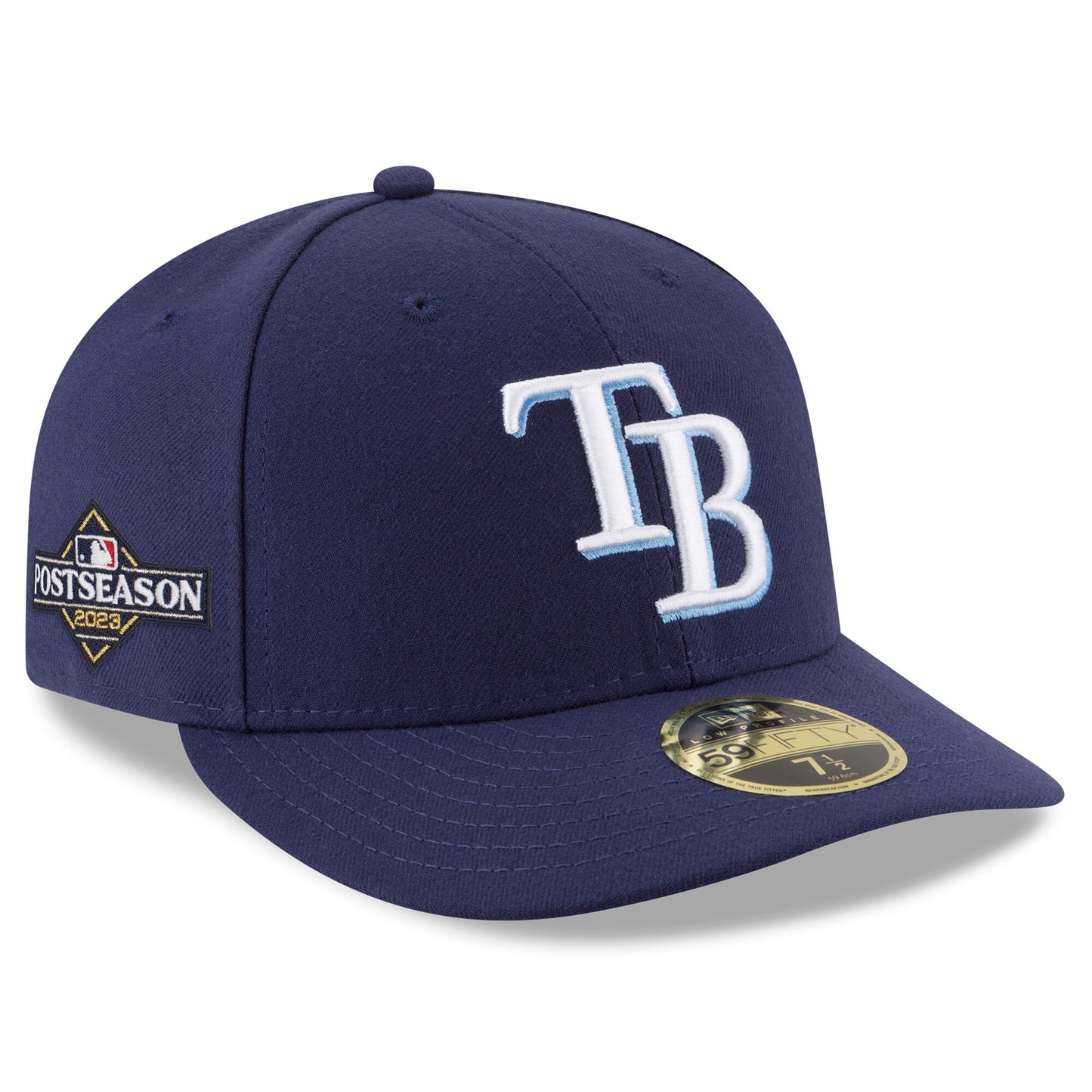 Tampa Bay Rays New Era 2023 Postseason Low Profile 59FIFTY Fitted Hat - Navy