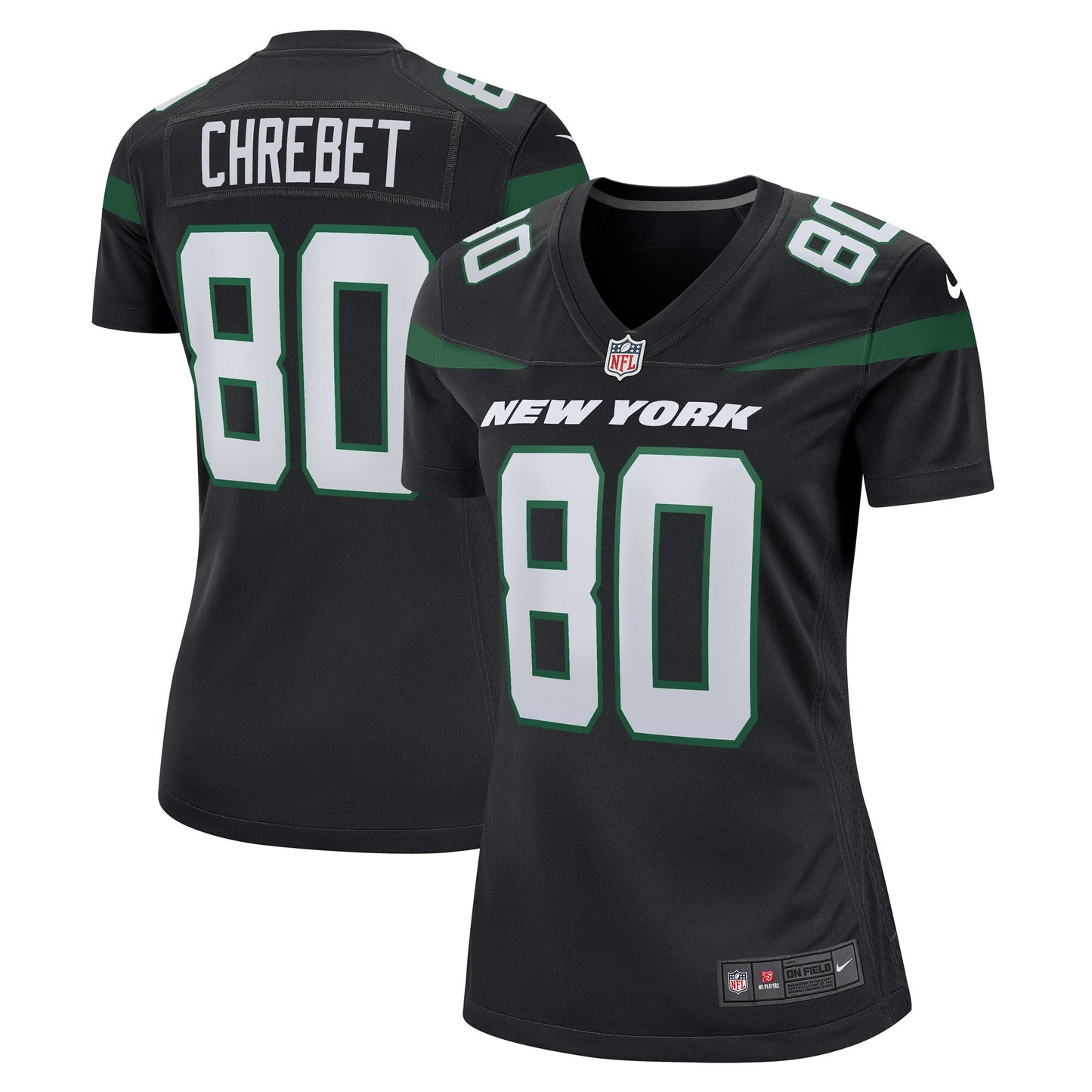 Wayne Chrebet New York Jets Nike Women's Retired Player Jersey - Black