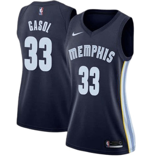 Women's Memphis Grizzlies Marc Gasol Icon Edition Jersey - Navy