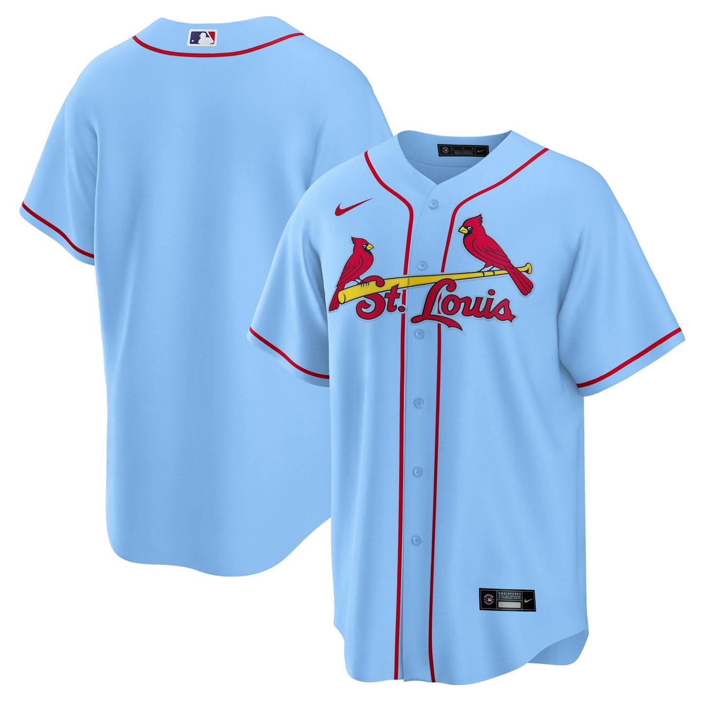 St. Louis Cardinals Nike Alternate Replica Team Jersey - Light Blue