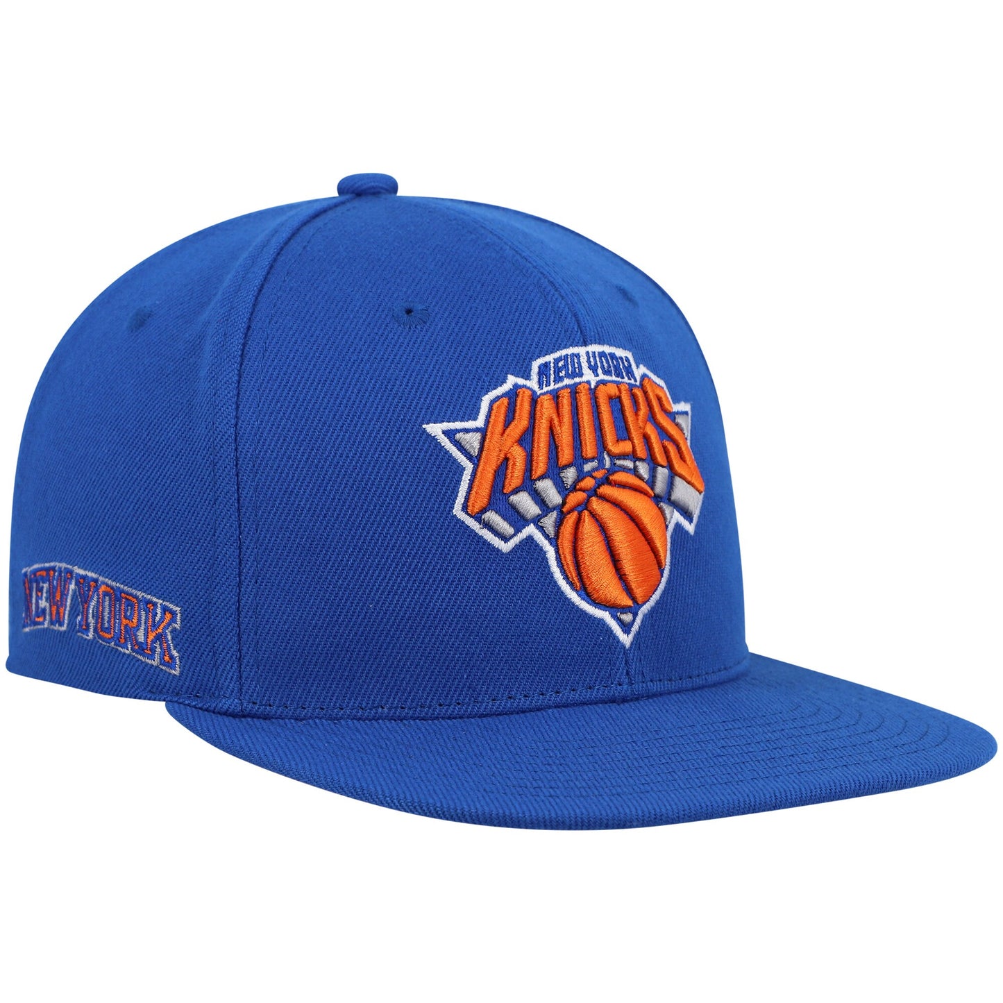 New York Knicks Mitchell & Ness Core Side Snapback Hat - Royal
