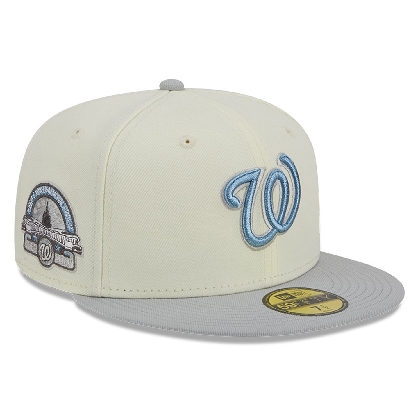 Washington Nationals New Era City Icon 59FIFTY Fitted Hat - White