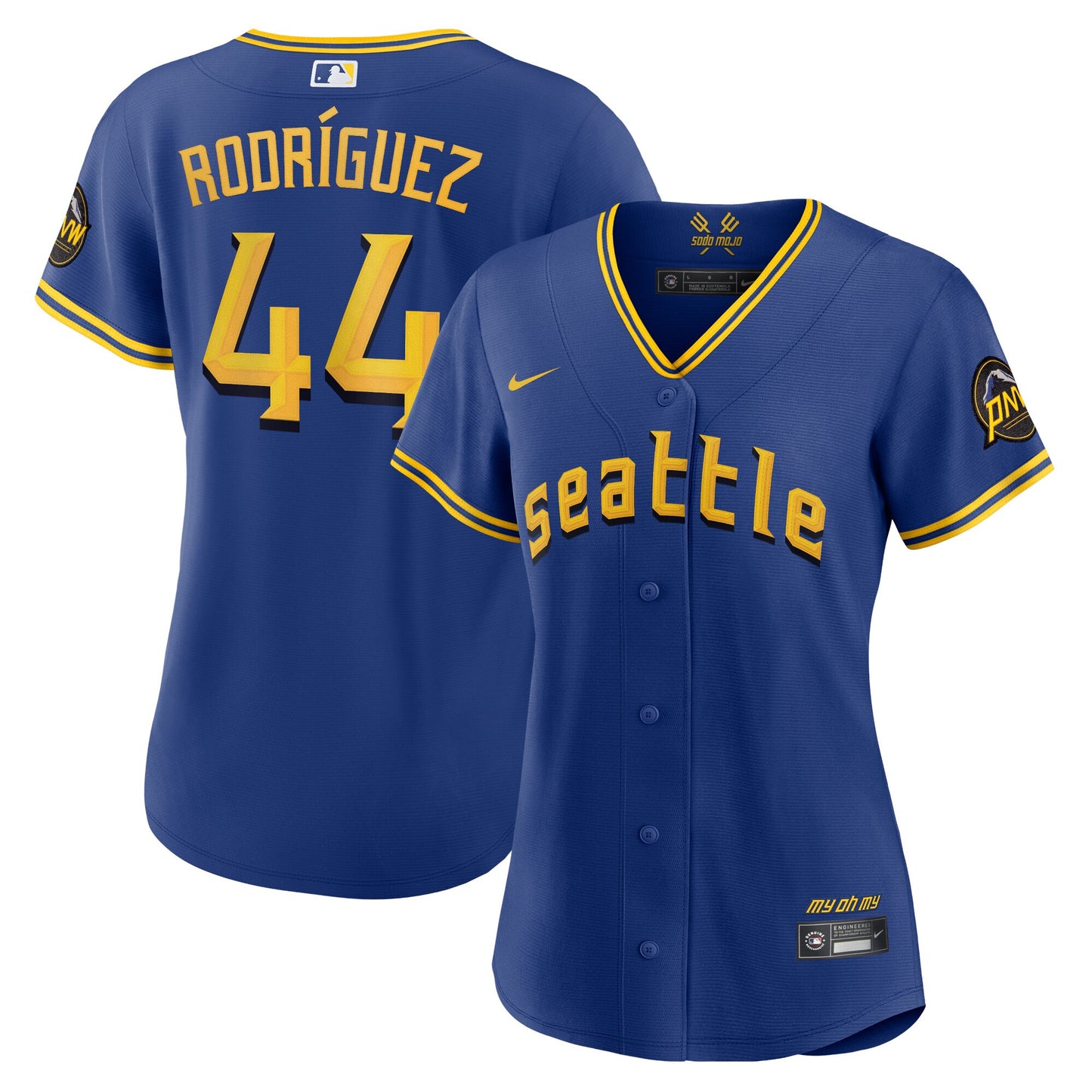 Julio Rodriguez Seattle Mariners Nike Women's 2023 City Connect Replica Player Jersey - Royal