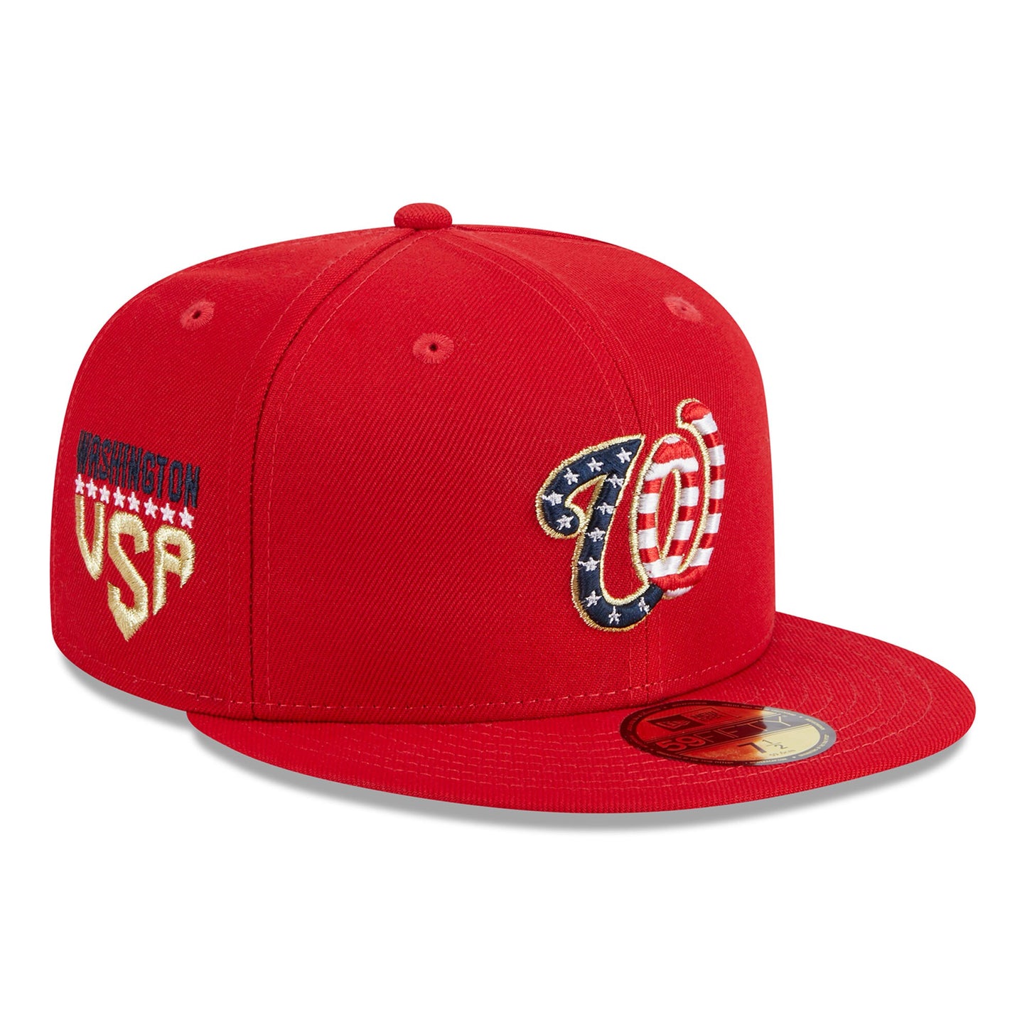Washington Nationals New Era 2023 Fourth of July 59FIFTY Fitted Hat - Red