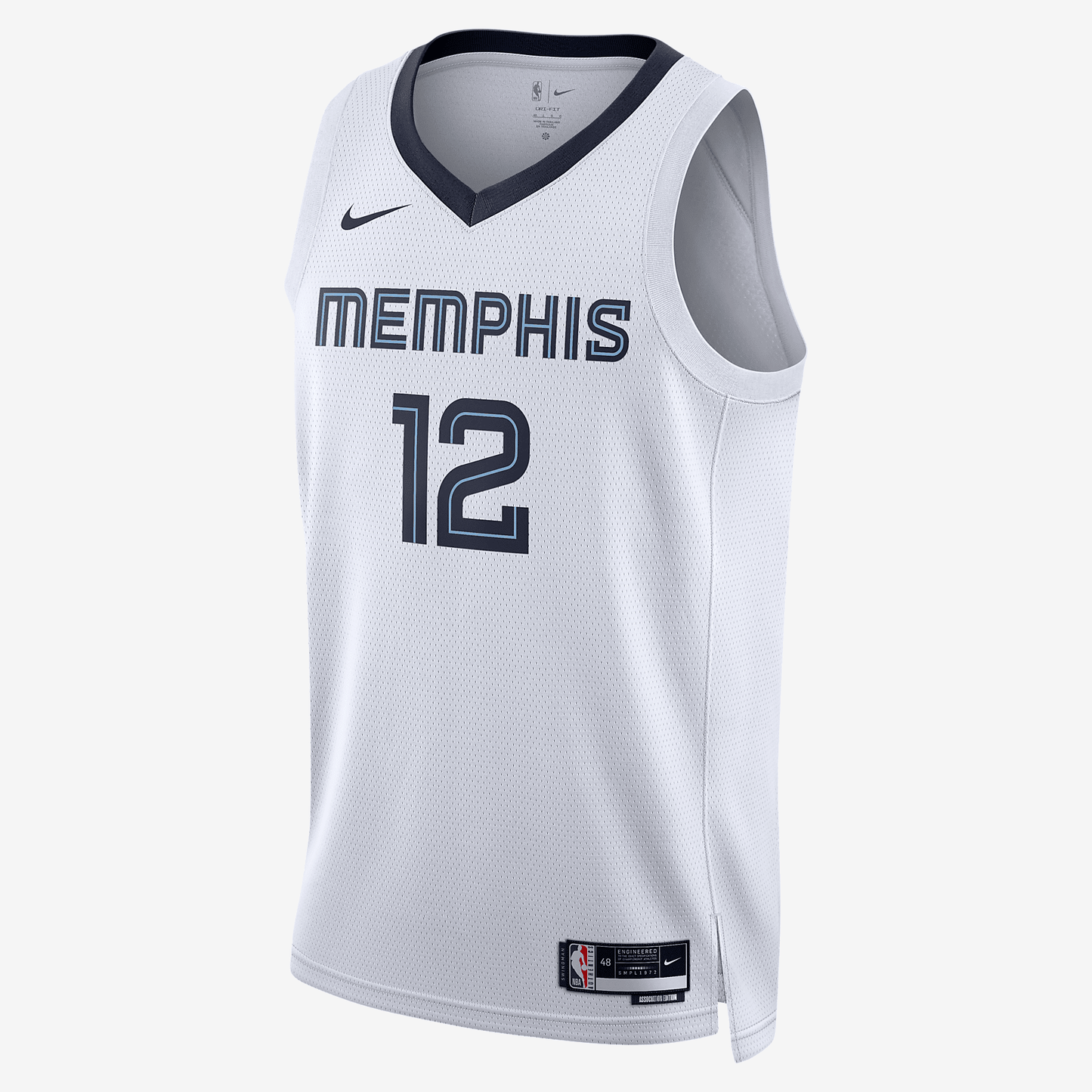 Memphis Grizzlies Association Edition 2022/23 Nike Dri-FIT NBA Swingman Jersey - White