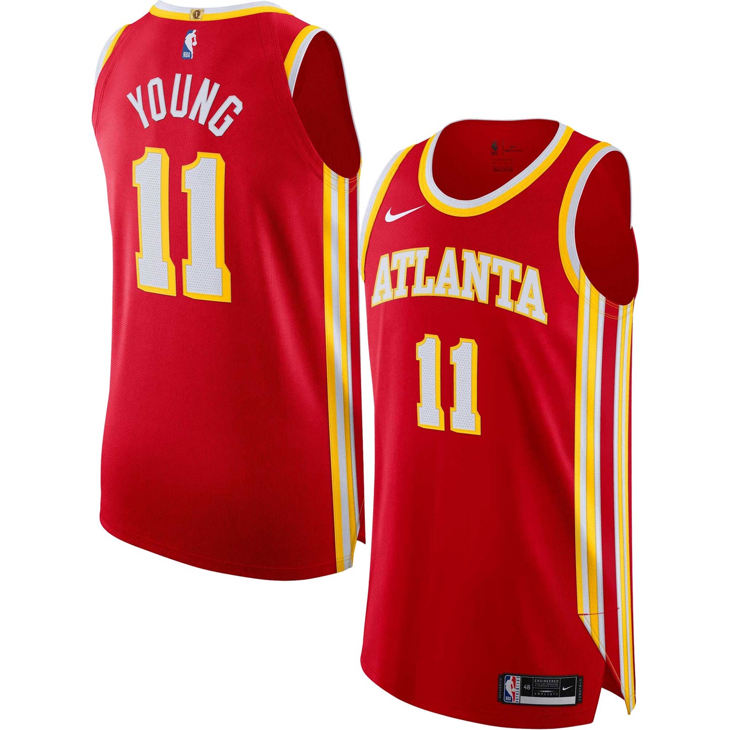 Trae Young Atlanta Hawks Nike Authentic Player Jersey Red - Icon Edition