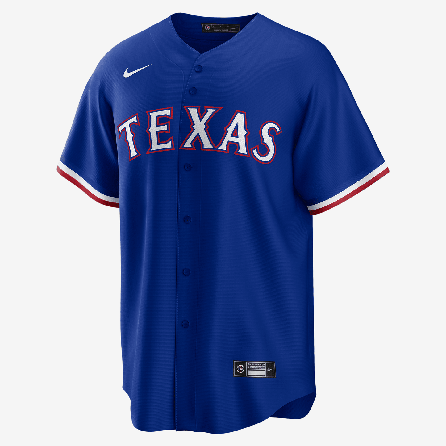 MLB Texas Rangers (Jacob deGrom) Men's Replica Baseball Jersey - Royal