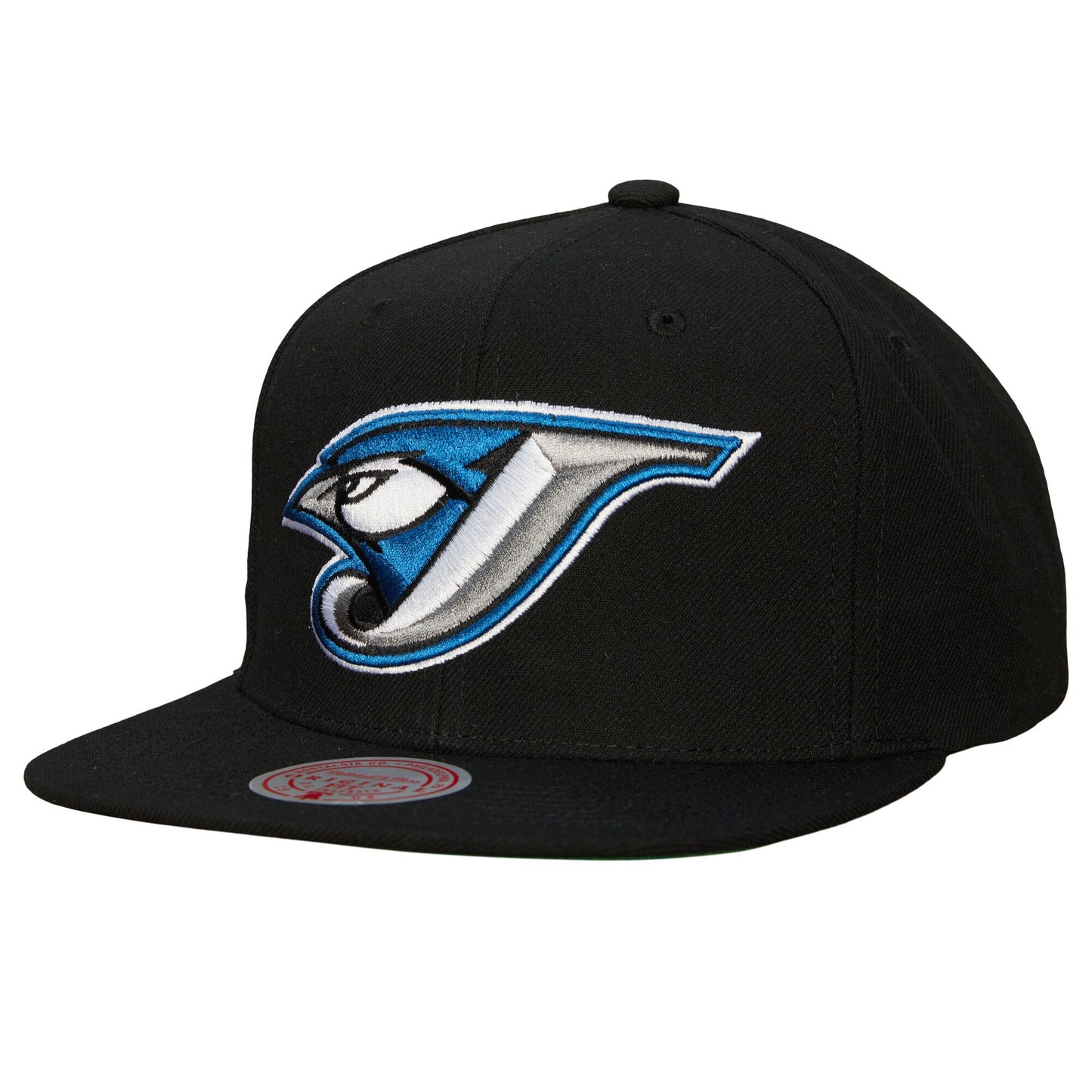 Toronto Blue Jays Mitchell & Ness Cooperstown Collection Evergreen Snapback Hat - Black