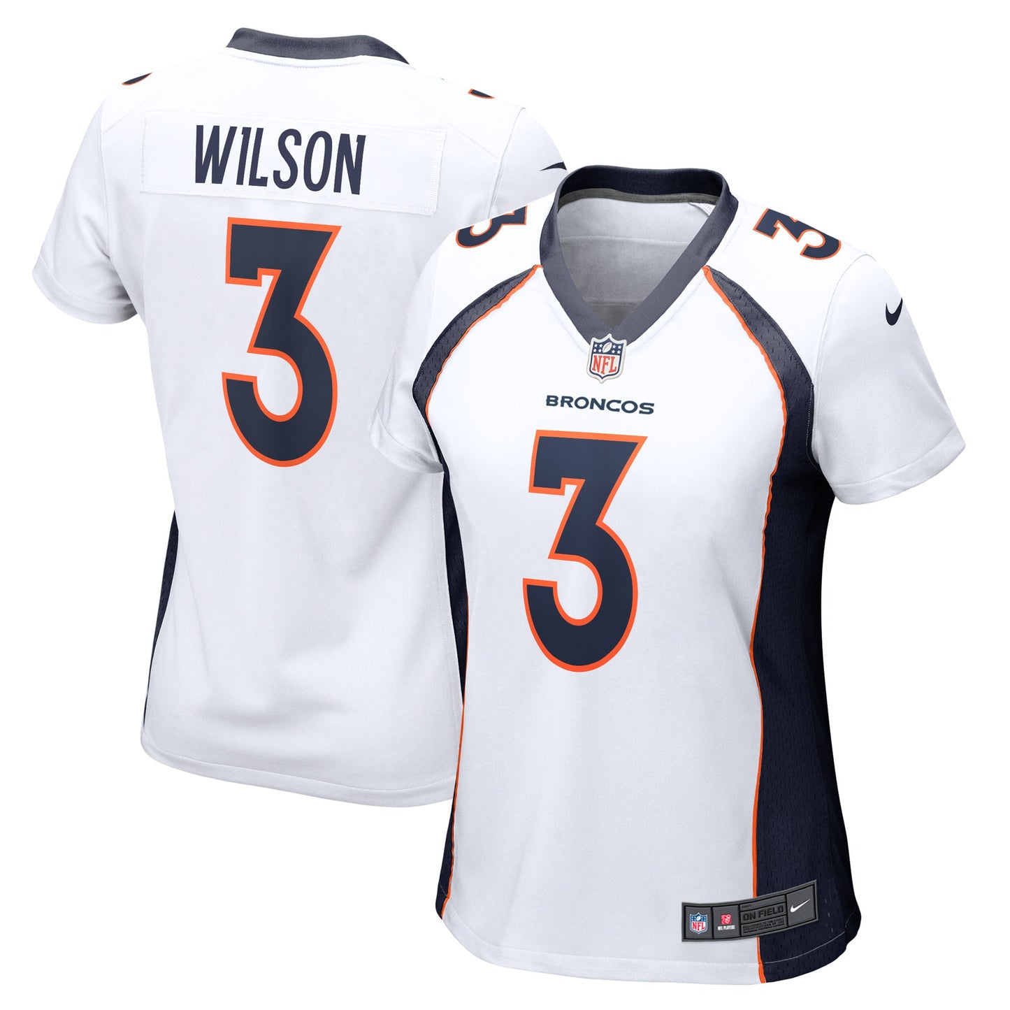 Russell Wilson Denver Broncos Nike Women's Player Jersey - White