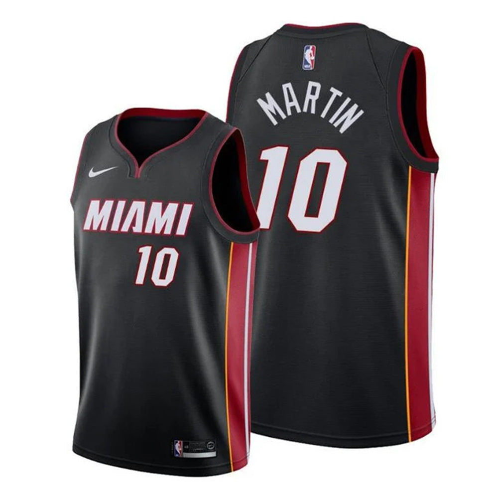 Youth Miami Heat Caleb Martin Icon Edition Jersey - Black